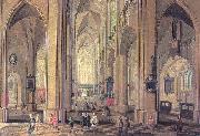 Neeffs, Peter the Elder Interior of the Cathedral at Antwerp oil painting artist